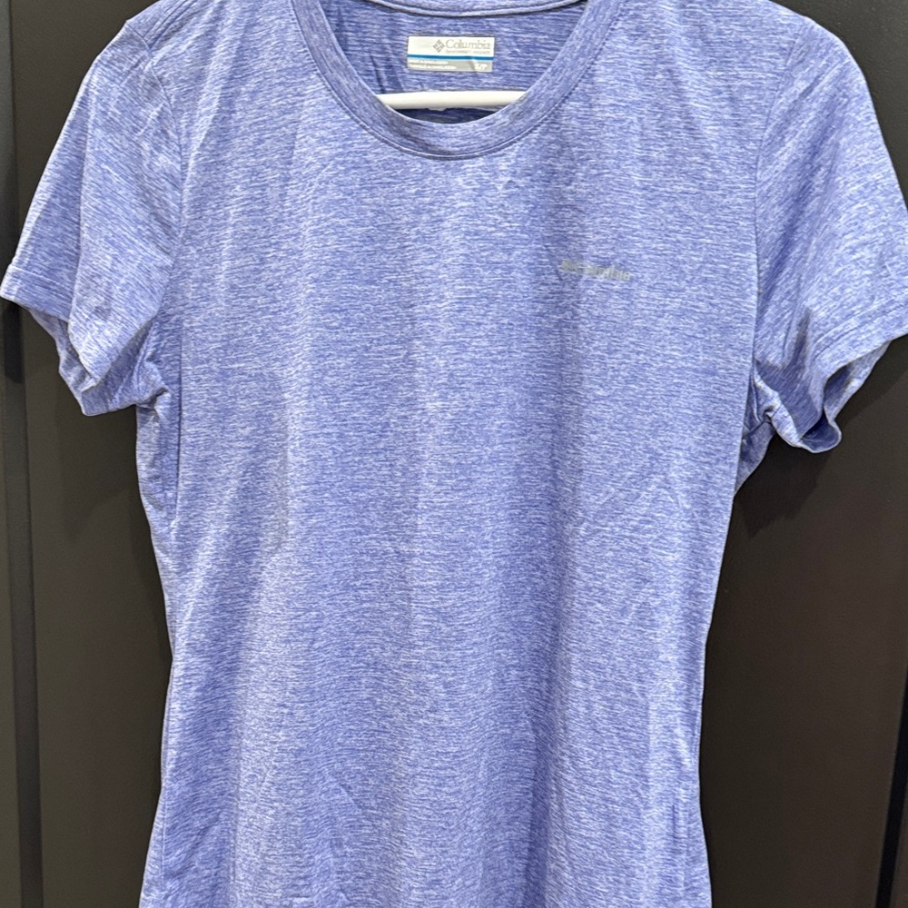 Columbia Heathered Purple Tee